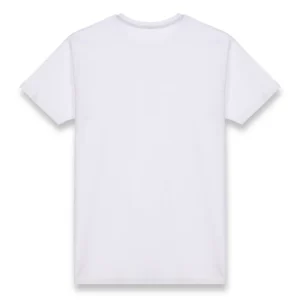 Camiseta básica blanca de algodón